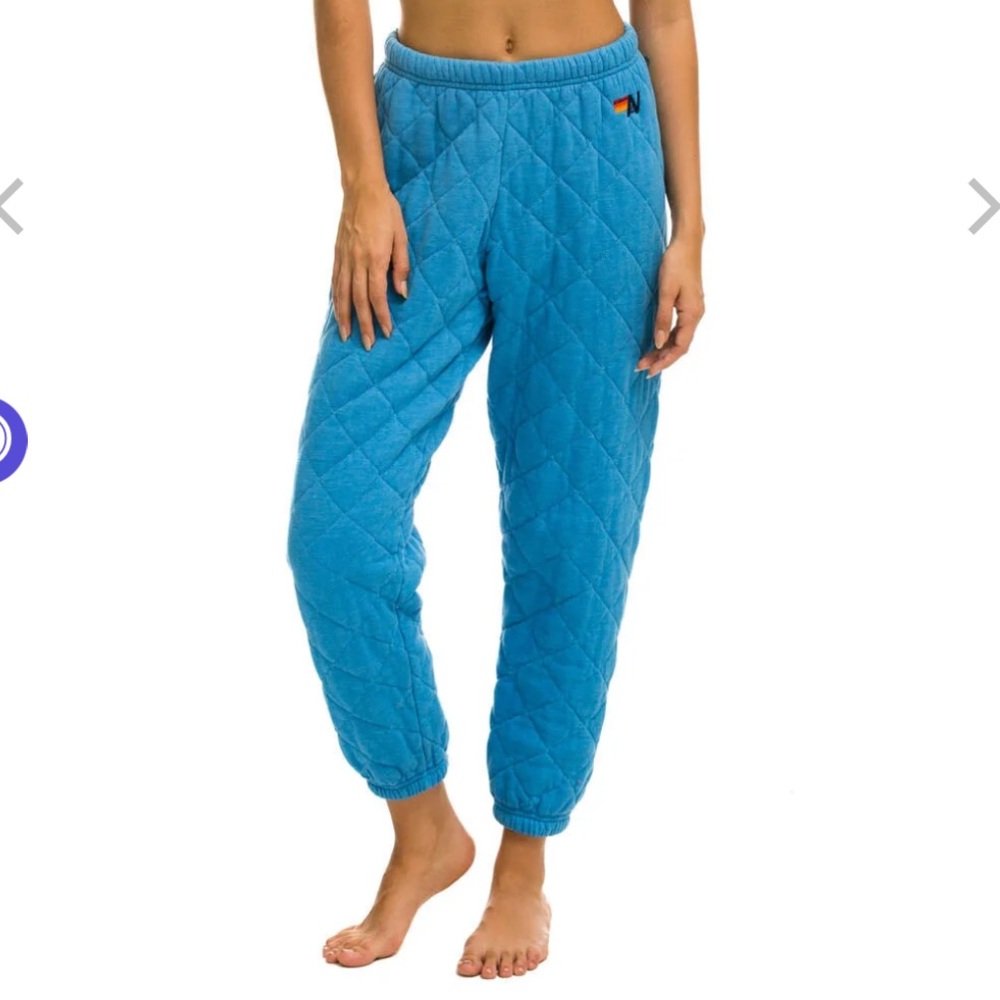 AVIATOR NATION QUILTED SWEATPANTS🩵💙